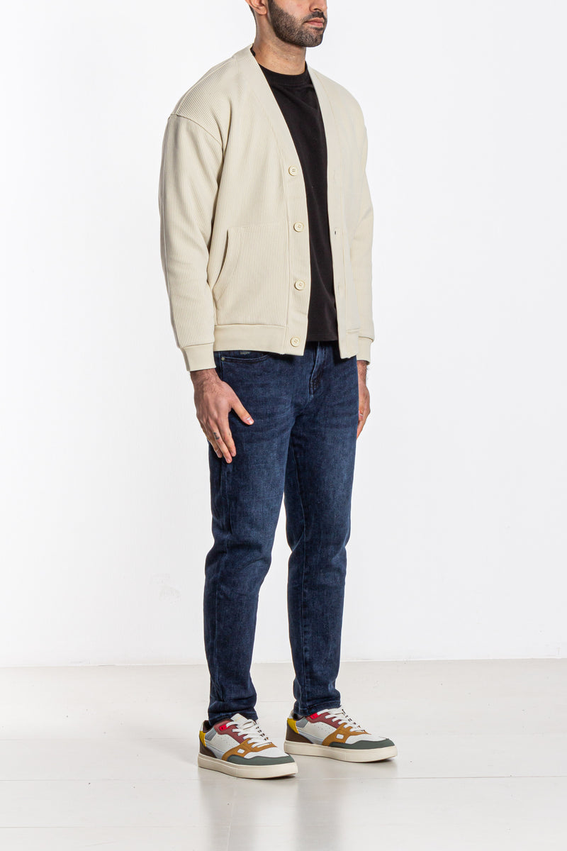 TEXTURED CARDIGAN
