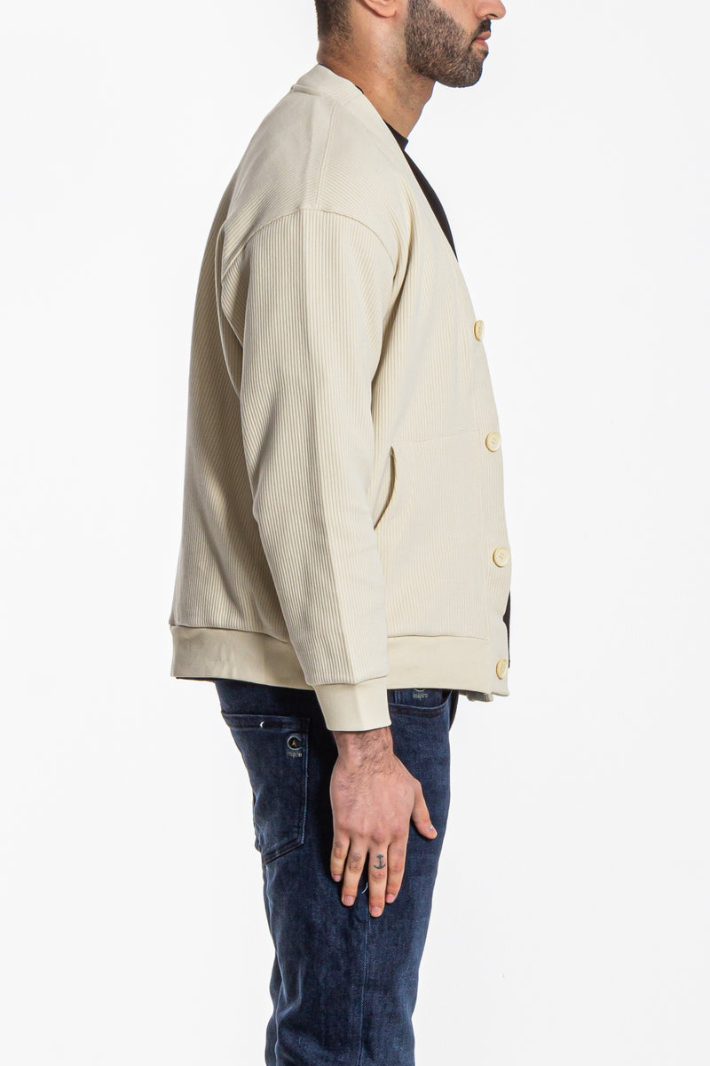 TEXTURED CARDIGAN