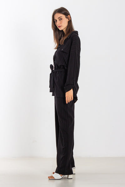 TEXTURED SHIRT SET