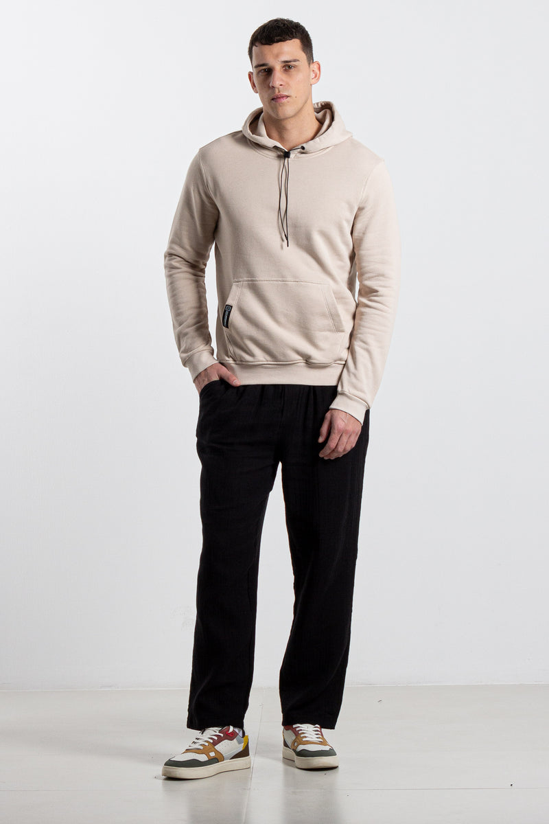 STRAIGHT FIT JOGGER WAIST TROUSERS