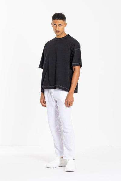 SWEATSHIRT WITH CONTRAST STITCH