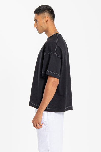 SWEATSHIRT WITH CONTRAST STITCH