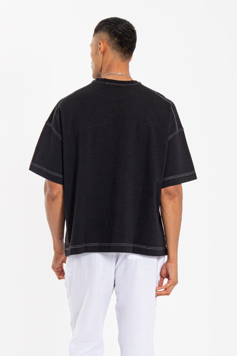 SWEATSHIRT WITH CONTRAST STITCH