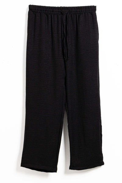STRAIGHT FIT SOFT JOGGER WAIST TROUSERS