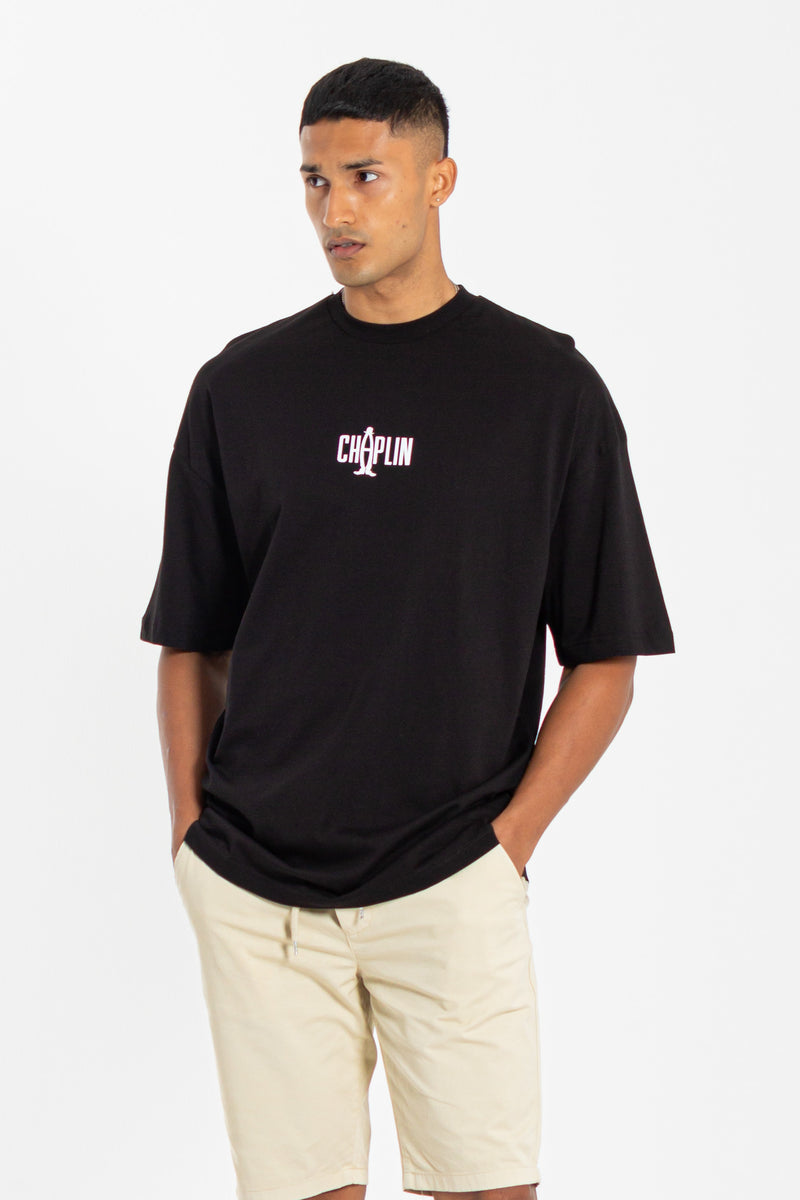 CONTRAST PRINTED T-SHIRT
