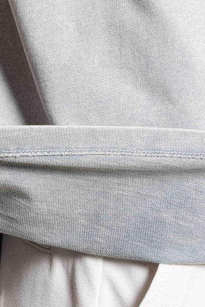 CONTRAST PRINT TERRY T-SHIRT