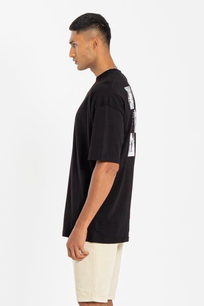 CONTRAST PRINTED T-SHIRT