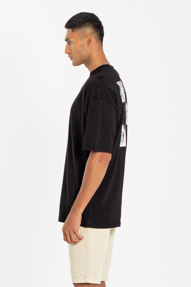 CONTRAST PRINTED T-SHIRT