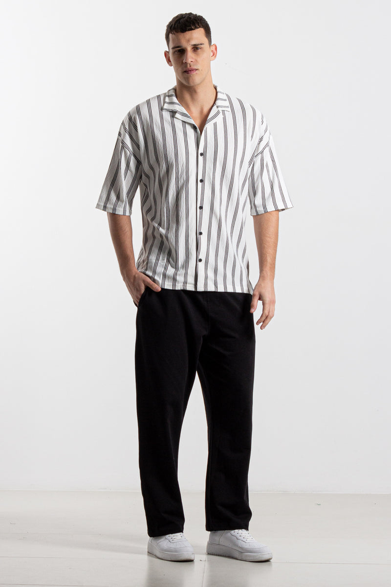 CONTRAST STRIPED SHIRT