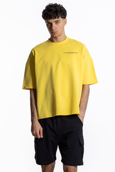 CONTRAST PRINTED T-SHIRT