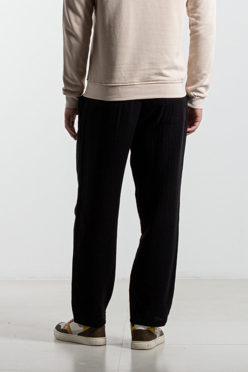 STRAIGHT FIT JOGGER WAIST TROUSERS