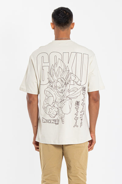 DRAGONBALL Z CONTRAST PRINTED T-SHIRT