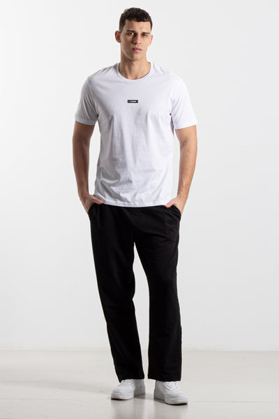 T-SHIRT WITH CONTRAST PRINT