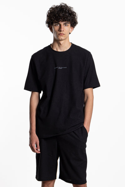 TEXTURED T-SHIRT SET