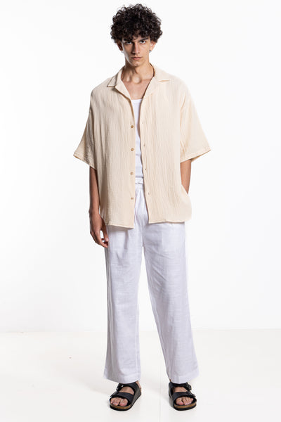 CREESE-EFFECT SHIRT