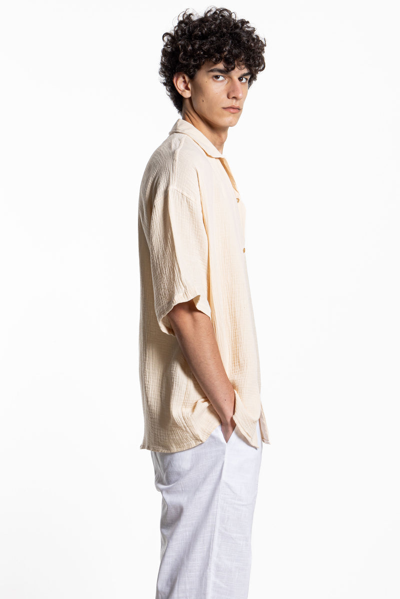 CREESE-EFFECT SHIRT