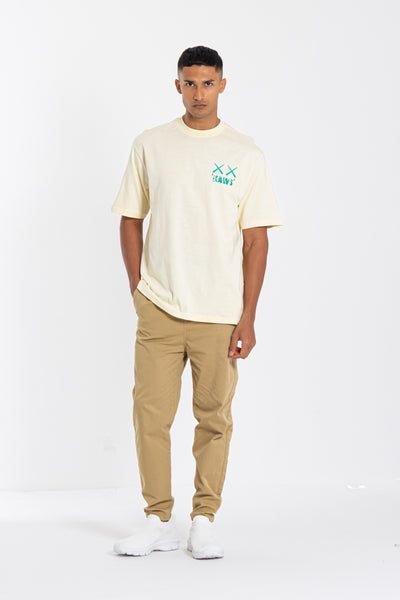 CONTRAST PRINTED T-SHIRT