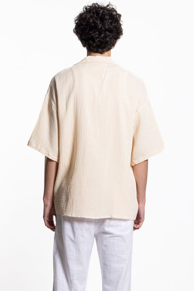 CREESE-EFFECT SHIRT