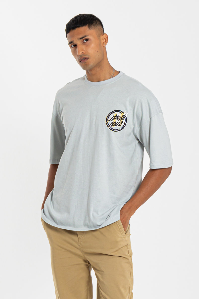 CONTRAST PRINTED T-SHIRT