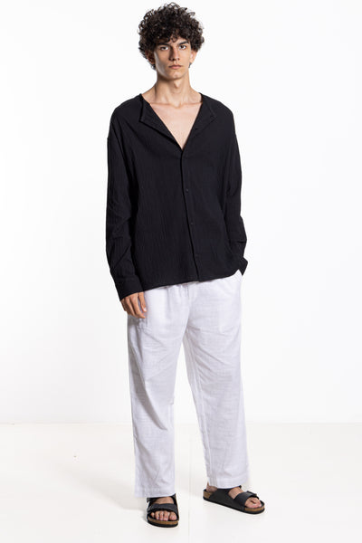 LIGHTWEIGHT LINEN BLEND SHIRT