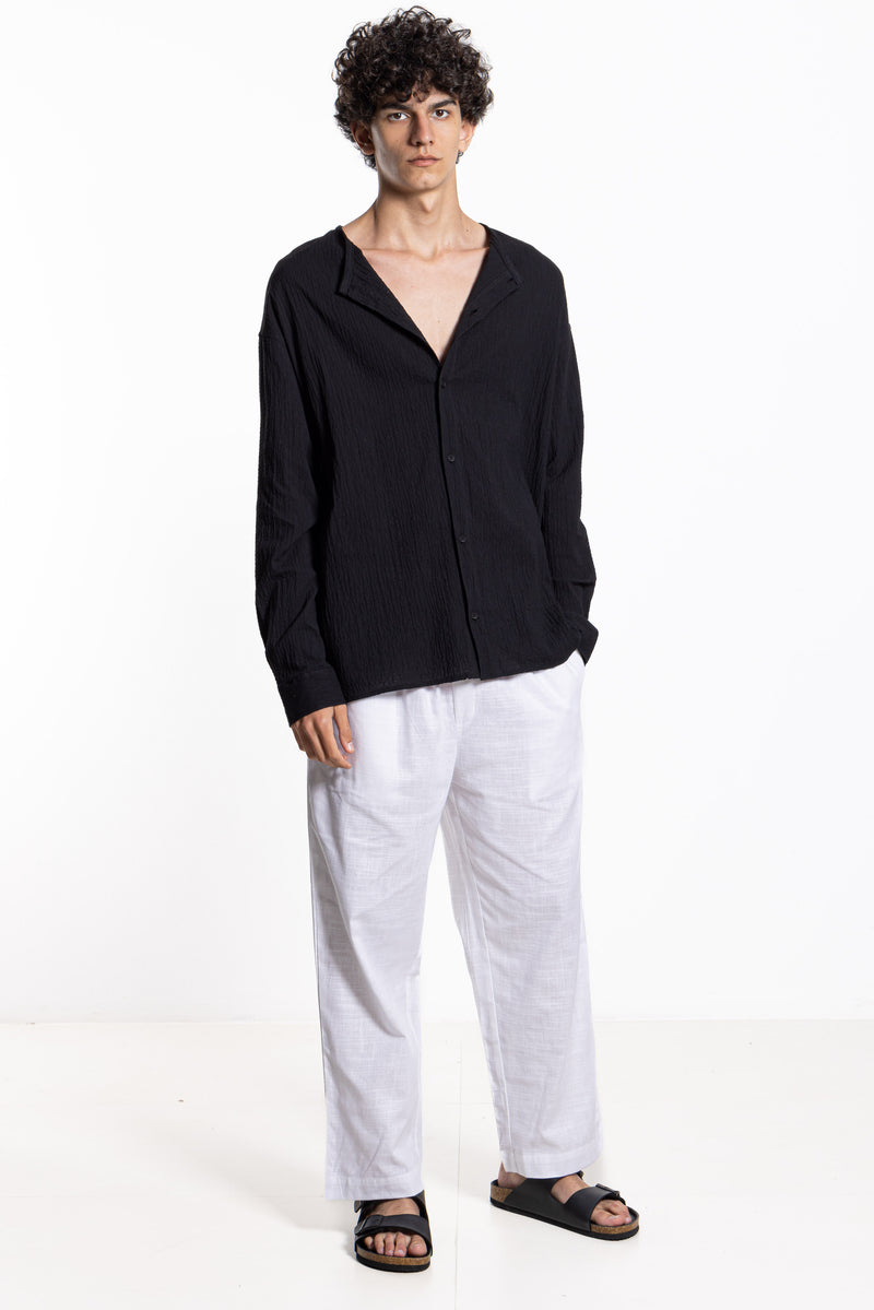 LIGHTWEIGHT LINEN BLEND SHIRT