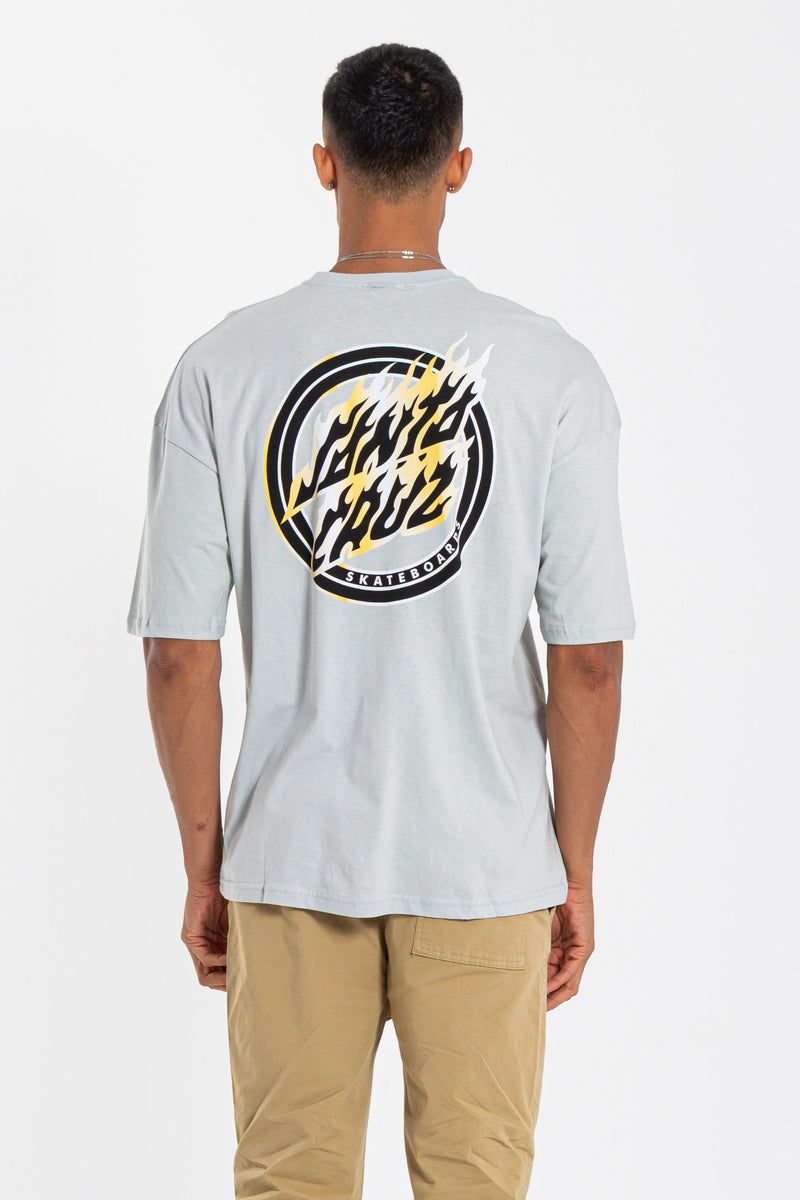 CONTRAST PRINTED T-SHIRT