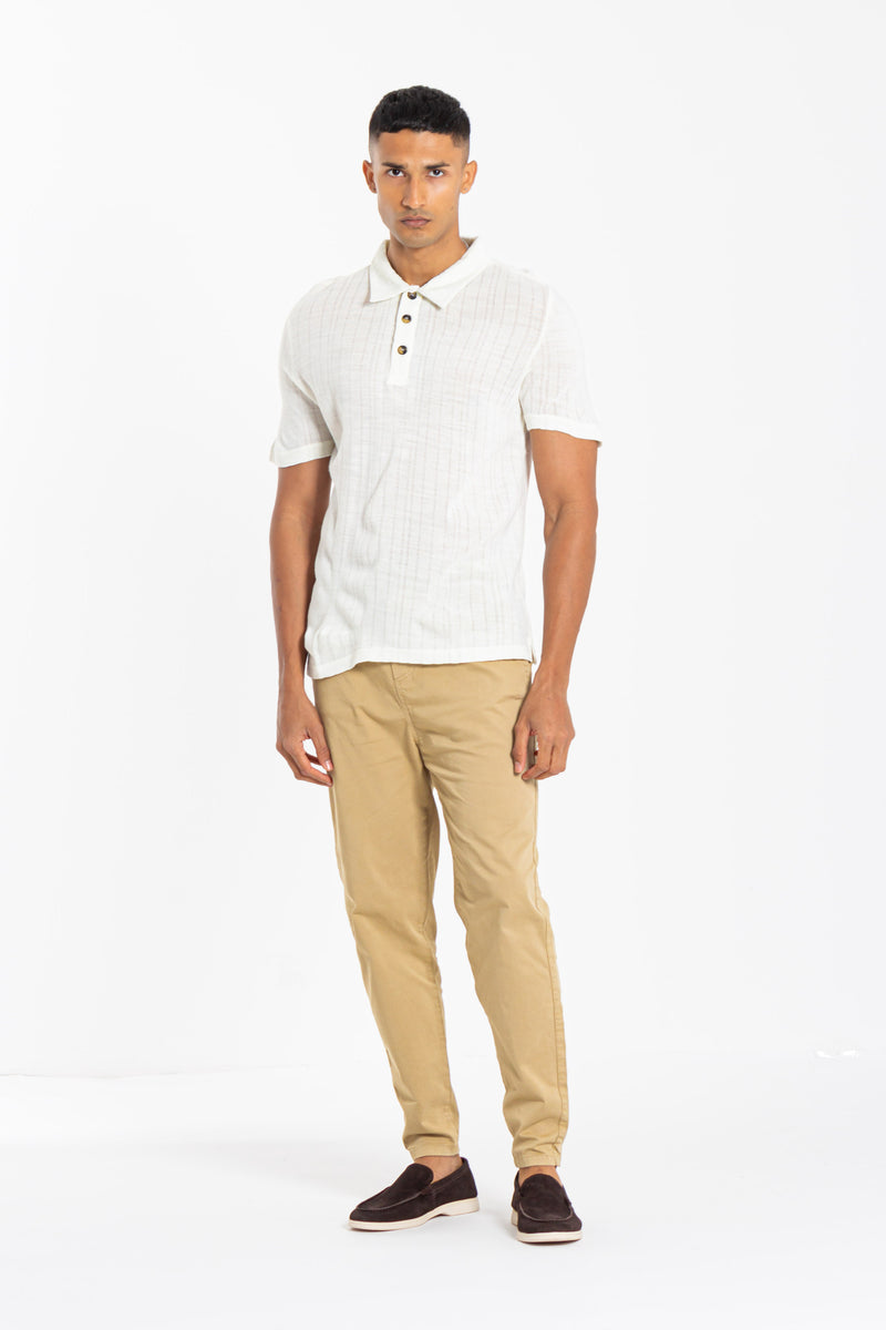 KNIT POLO SHIRT