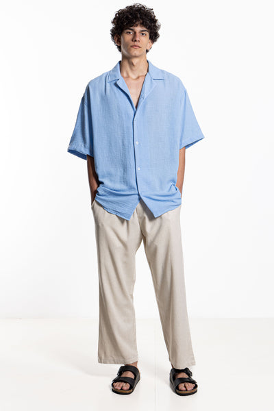 LIGHTWEIGHT LINEN BLEND SHIRT