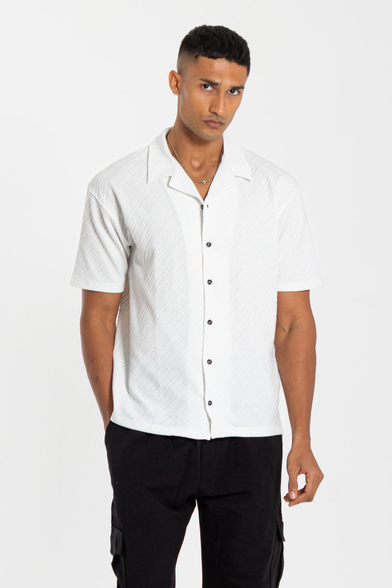 STRIPED JACQUARD SHIRT