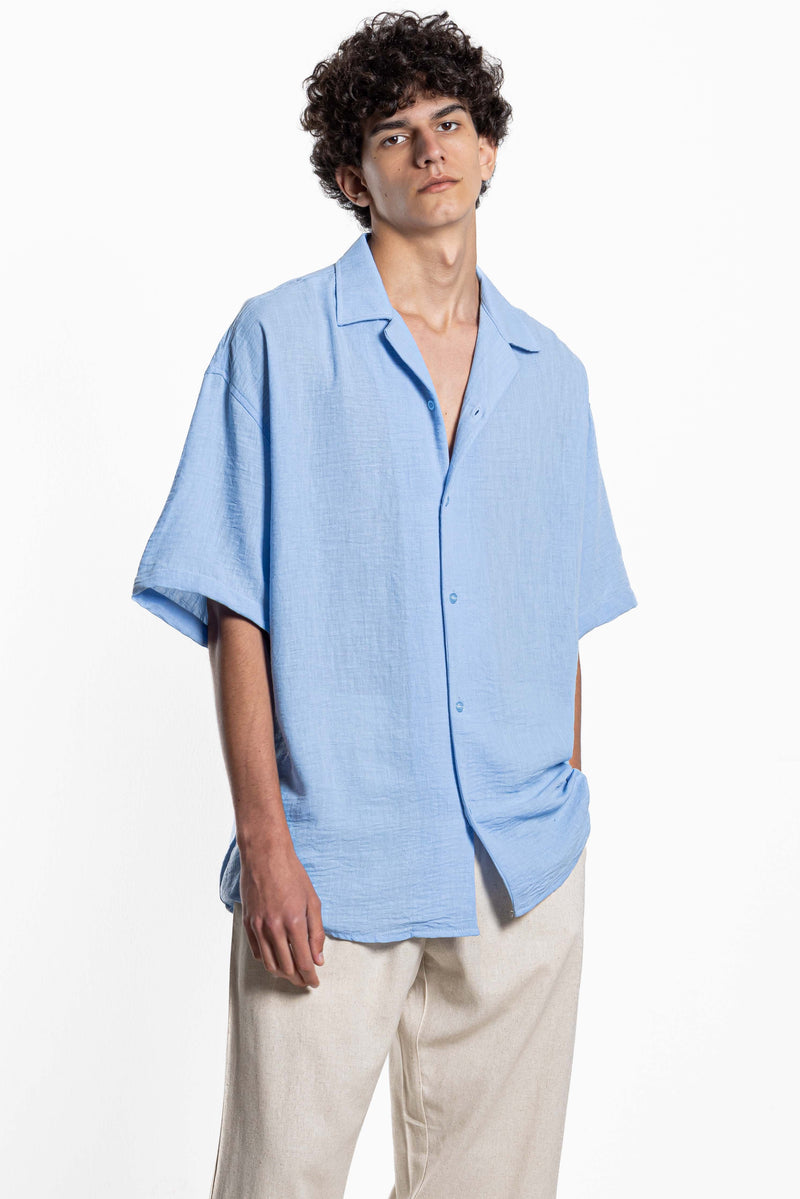 LIGHTWEIGHT LINEN BLEND SHIRT