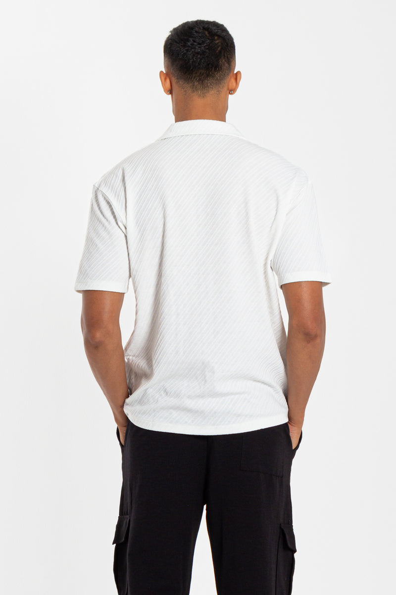 STRIPED JACQUARD SHIRT