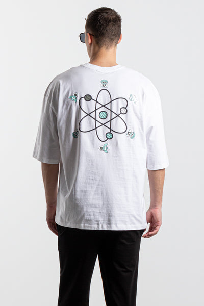 T-SHIRT WITH CONTRAST PRINT