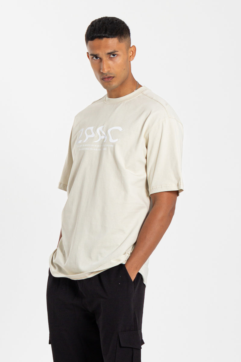 CONTRAST PRINTED 2PAC T-SHIRT