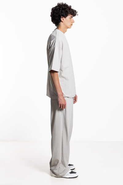 TEXTURED BAGGY T-SHIRT SET