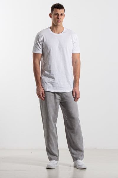 STRAIGHT FIT JOGGER WAIST TROUSERS