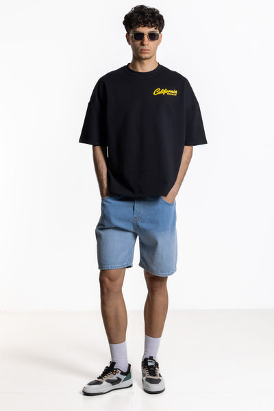 CONTRAST PRINT SOFT T-SHIRT