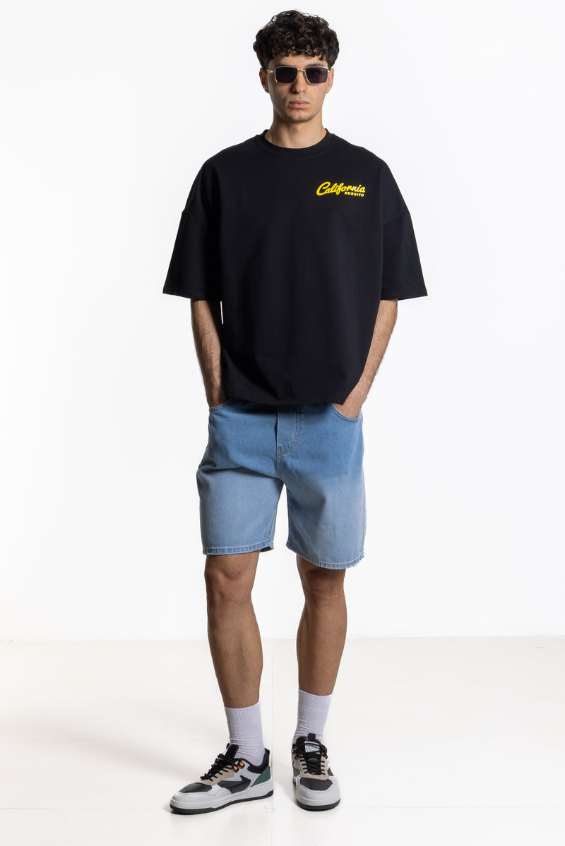 CONTRAST PRINT SOFT T-SHIRT