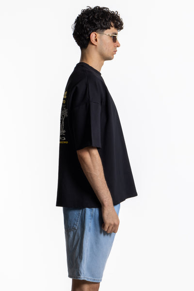 CONTRAST PRINT SOFT T-SHIRT