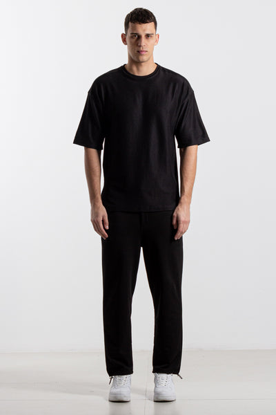 TEXTURED OVERSIZED T-SHIRT
