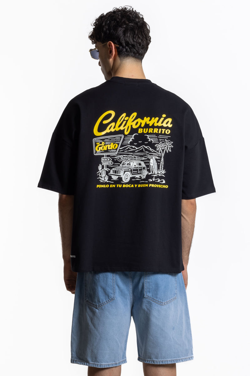 CONTRAST PRINT SOFT T-SHIRT