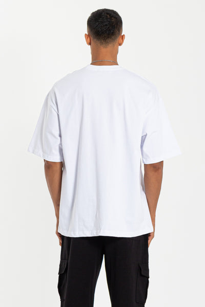 OVERSIZED CONTRAST PRINT T-SHIRT