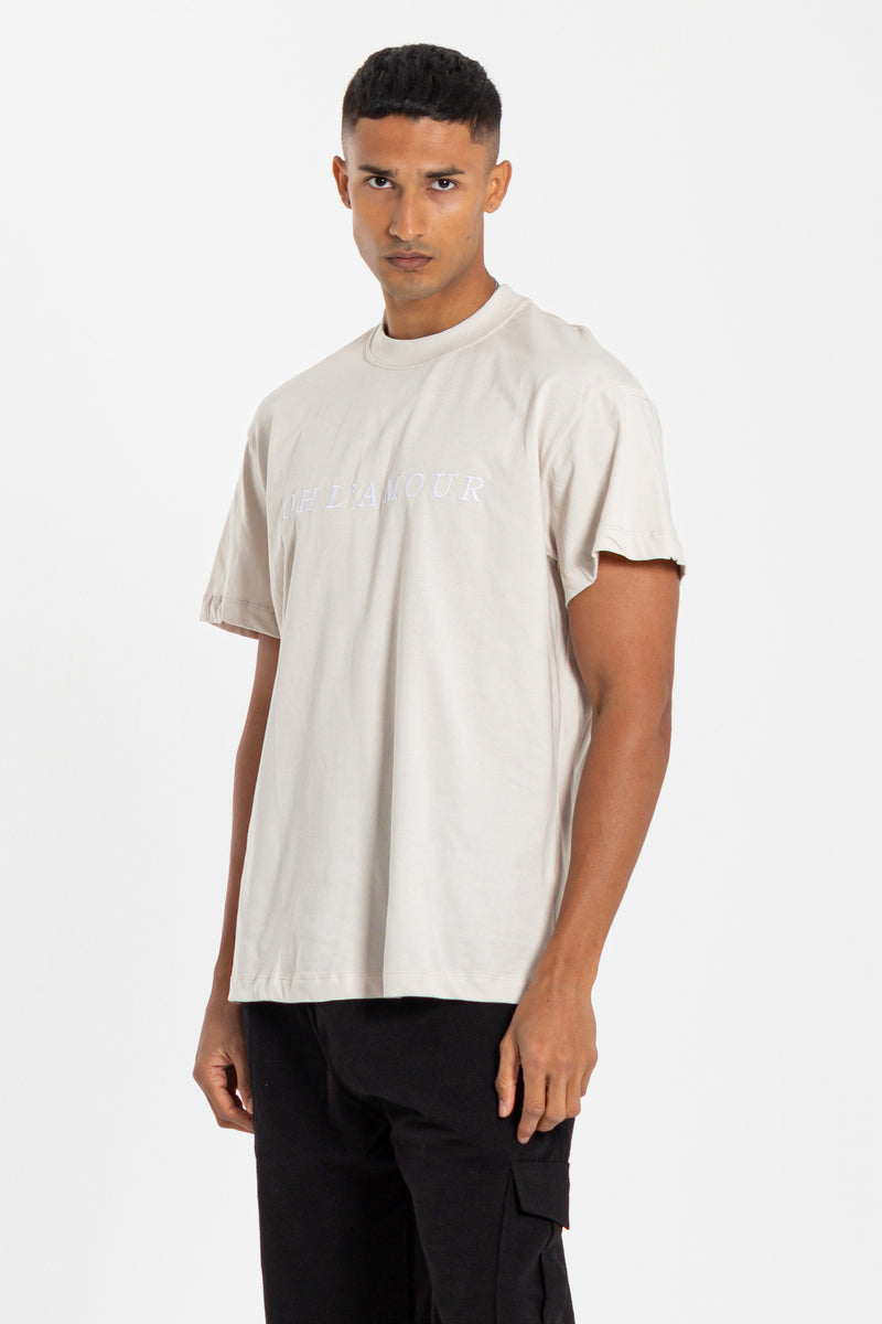 T-SHIRT WITH CONTRAST SLOGANS