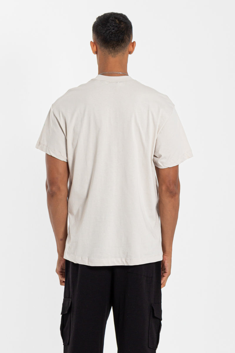 T-SHIRT WITH CONTRAST SLOGANS