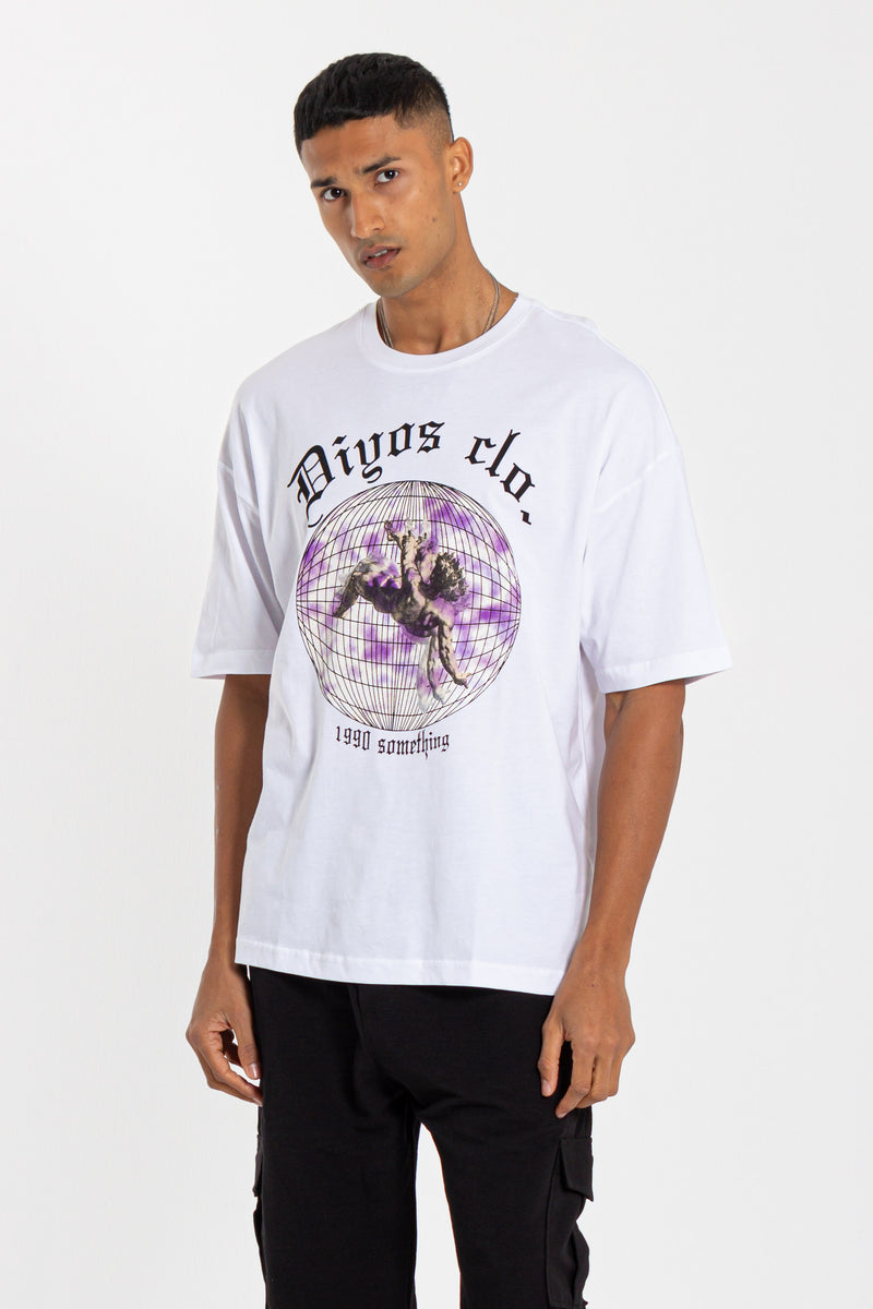 CONTRAST PRINTED T-SHIRT