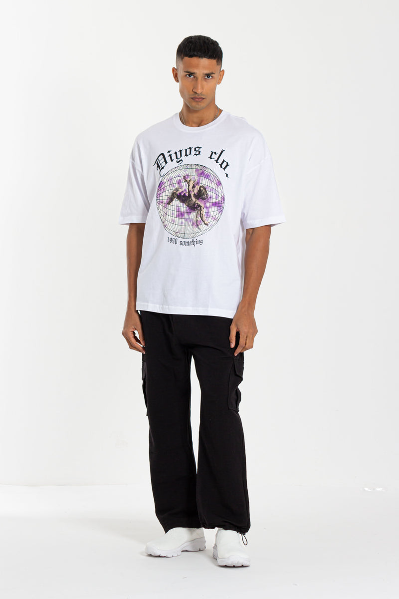CONTRAST PRINTED T-SHIRT