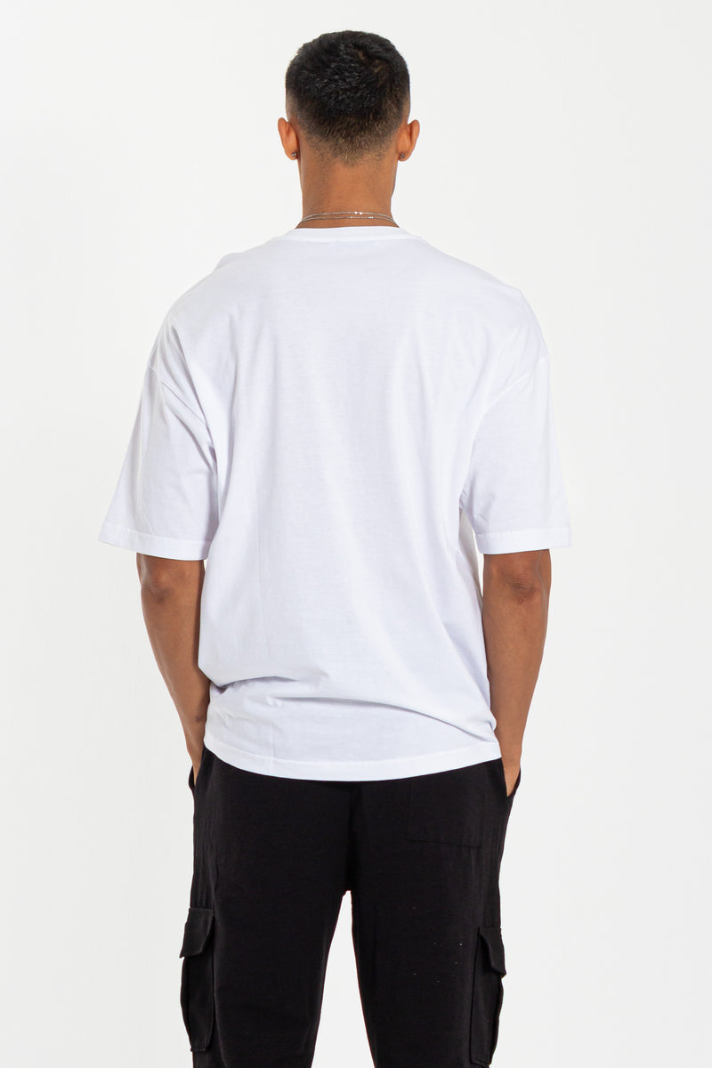 CONTRAST PRINTED T-SHIRT