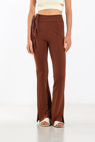 JOGGER WAIST TROUSERS WITH SIDE KNOT