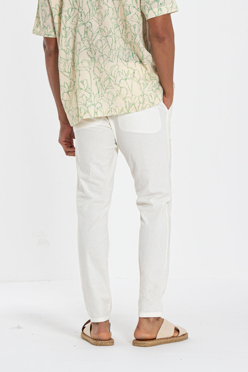 STRAIGHT FIT JOGGER WAIST TROUSER