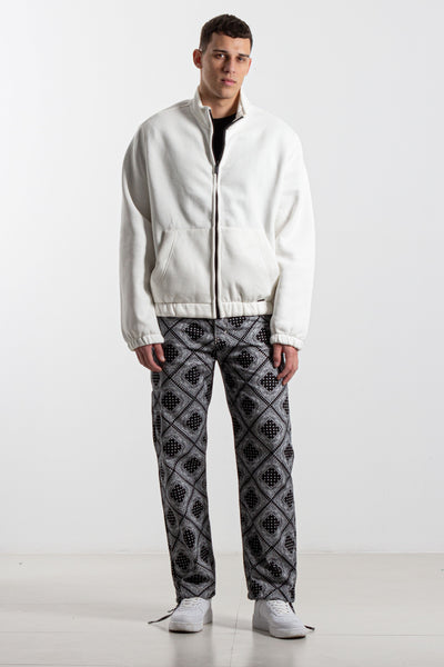 OVERSIZED JACKET WITH TAB COLLAR