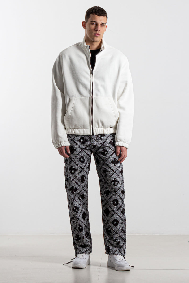 OVERSIZED JACKET WITH TAB COLLAR